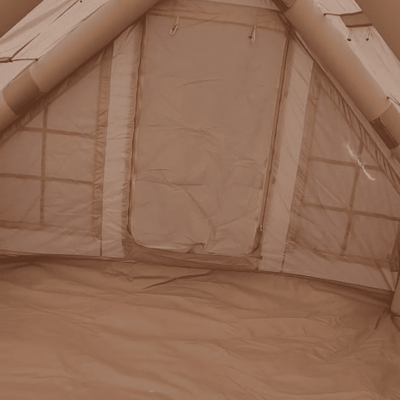 Надувная бескаркасная палатка 2х2 м. (двухместная)